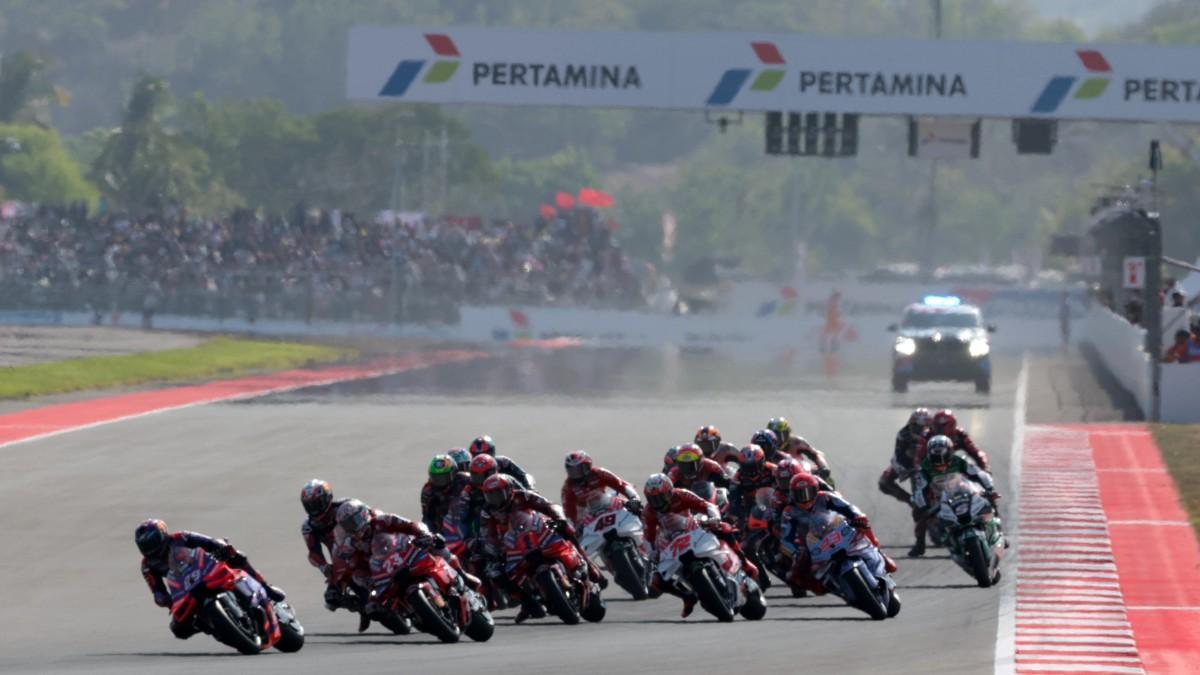 Imagen de archivo de una carrera en Mandalika