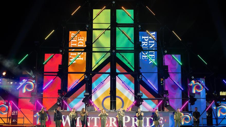 “Cascada” llena de tolerancia y diversidad el “Winter Pride”