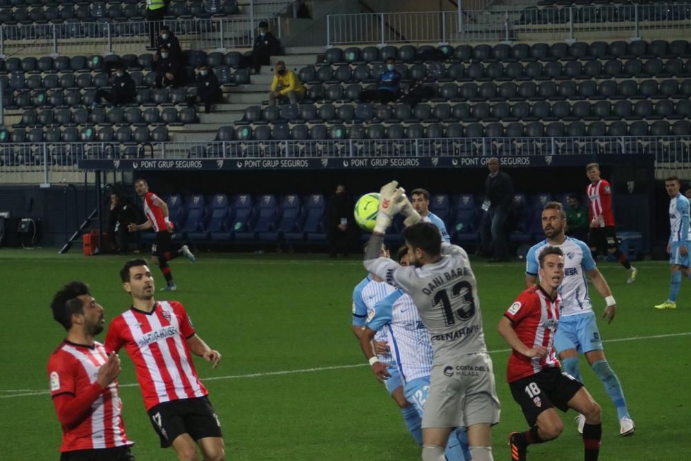 Partido de la Liga SmartBank: Málaga CF - Logroñés.