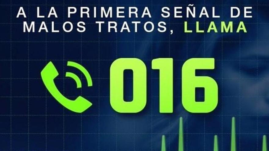 016: El teléfono contra la violencia machista.