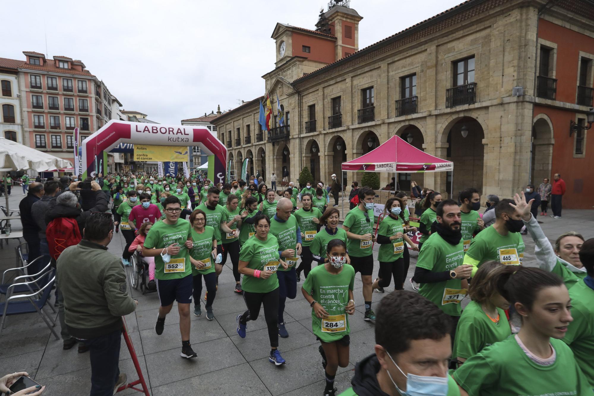 Marcha contra el cáncer de Avilés