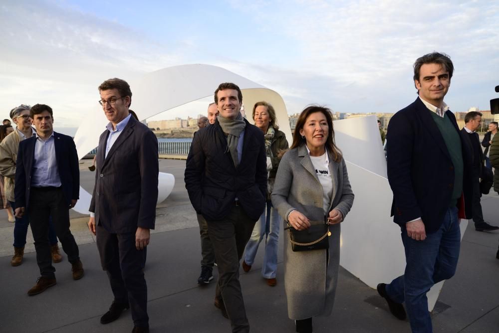 Visita de Pablo Casado a A Coruña