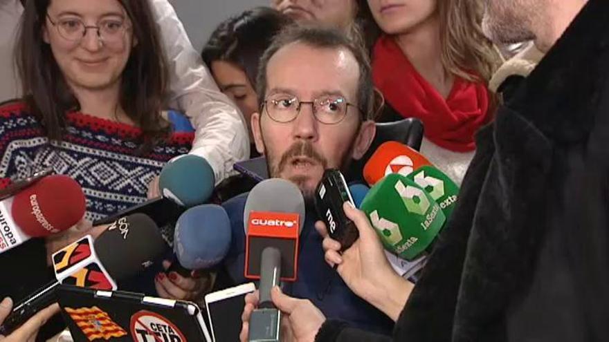 Echenique: &quot;La carta de Pablo da en el clavo&quot;