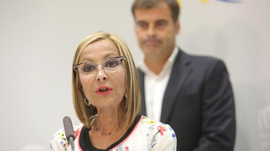 La presidenta del Partido Popular de Canarias, Australia Navarro.