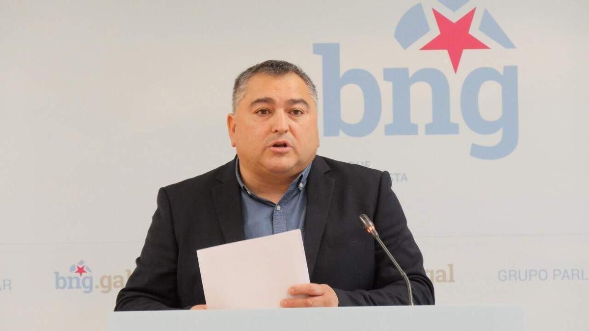 El diputado Xosé Golpe.