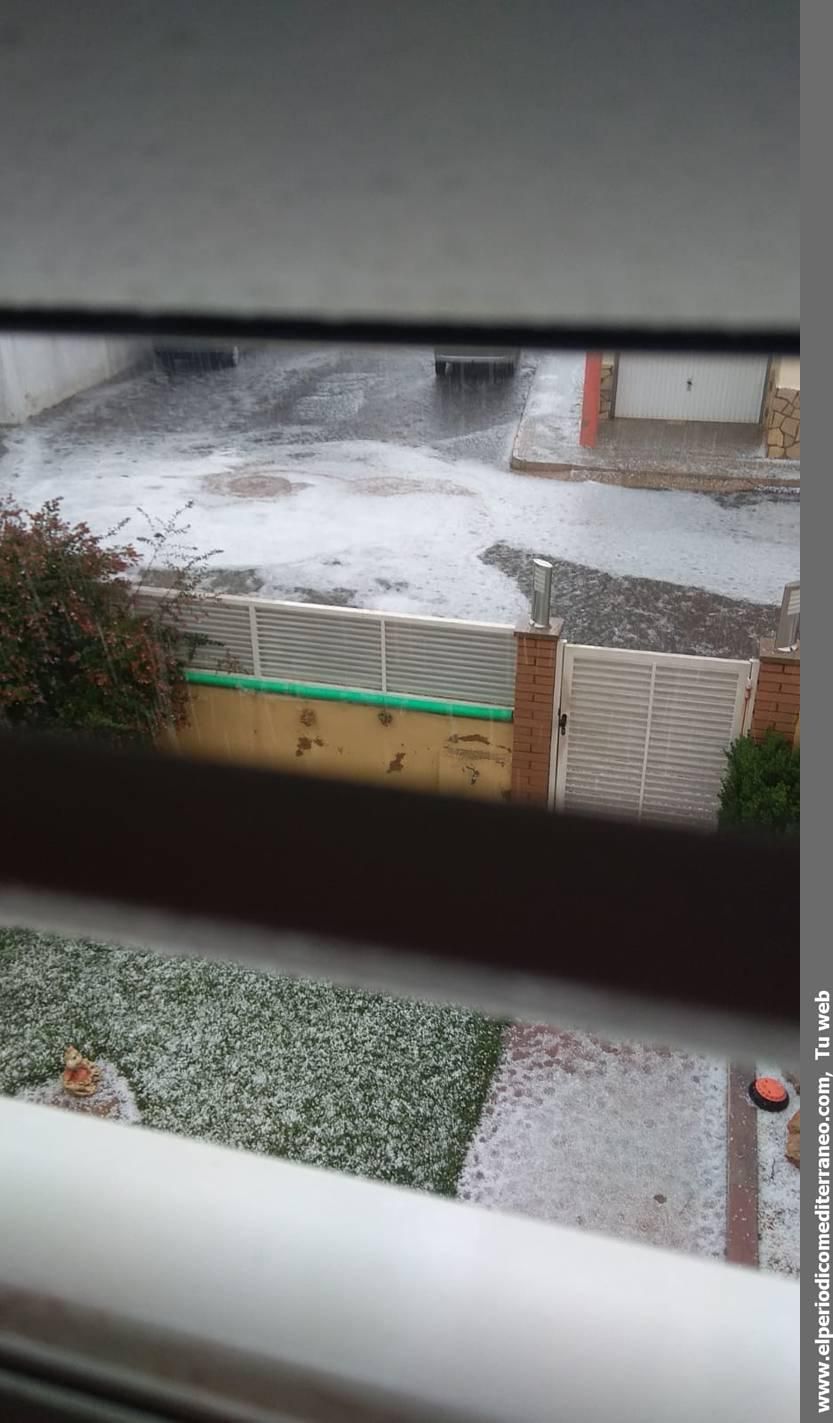 Espectacular tormenta de granizo en Vilafranca