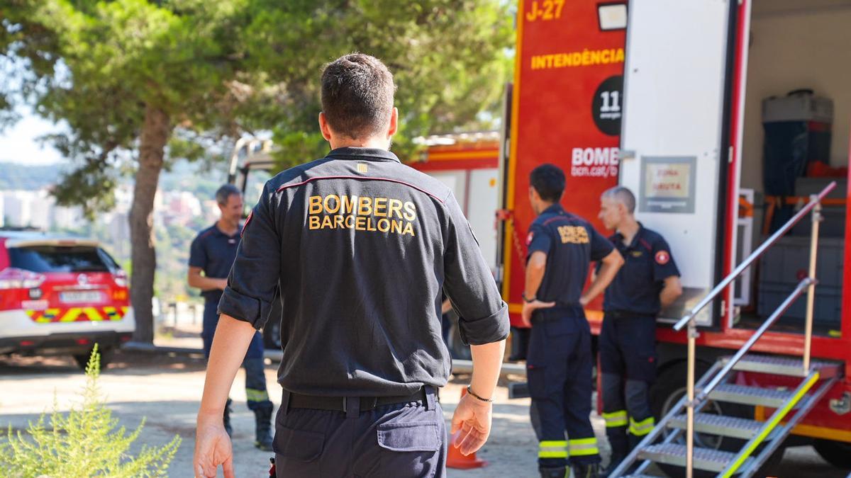 Los bomberos en campaña de prevención