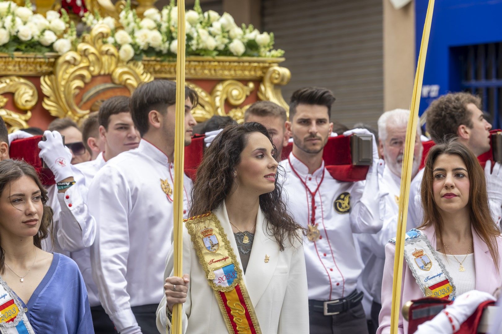 Bendición y procesión de Las Palmas en Torrevieja de Domingo de Ramos en la Semana Santa 2024