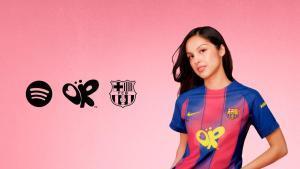 Olivia Rodrigo, con su camiseta del Barça.