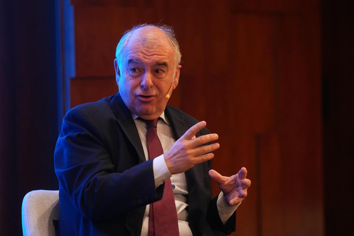 Miguel Hernández, director de Estrategia de Crea Madrid Nuevo Norte, durante una intervención