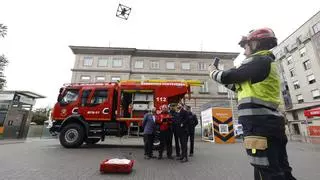 Los Bomberos de Pontevedra incorporan el primer vehículo forestal con dron integrado de España