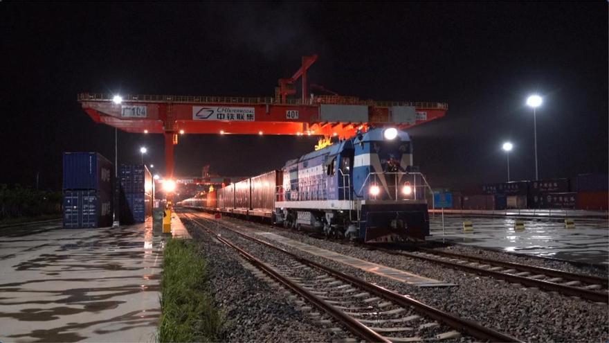 Más de 3.000 trenes de carga han sido despachados hasta ahora desde la Gran Área de la Bahía hacia Europa