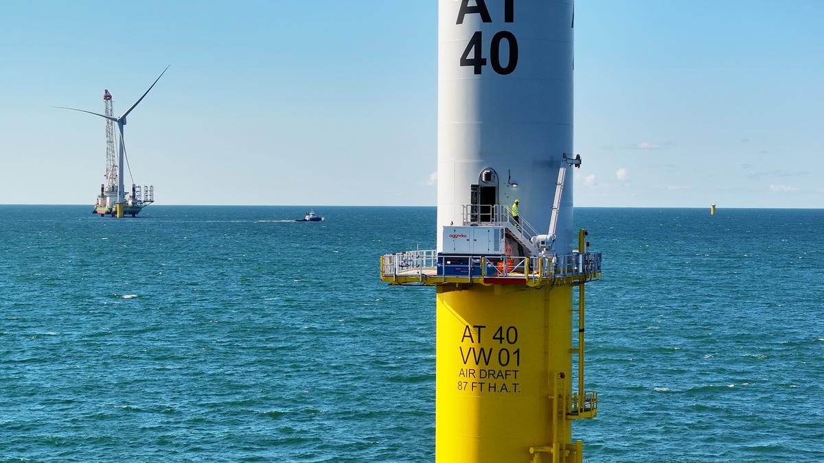 Parque eólico marino de Iberdrola en Estados Unidos.