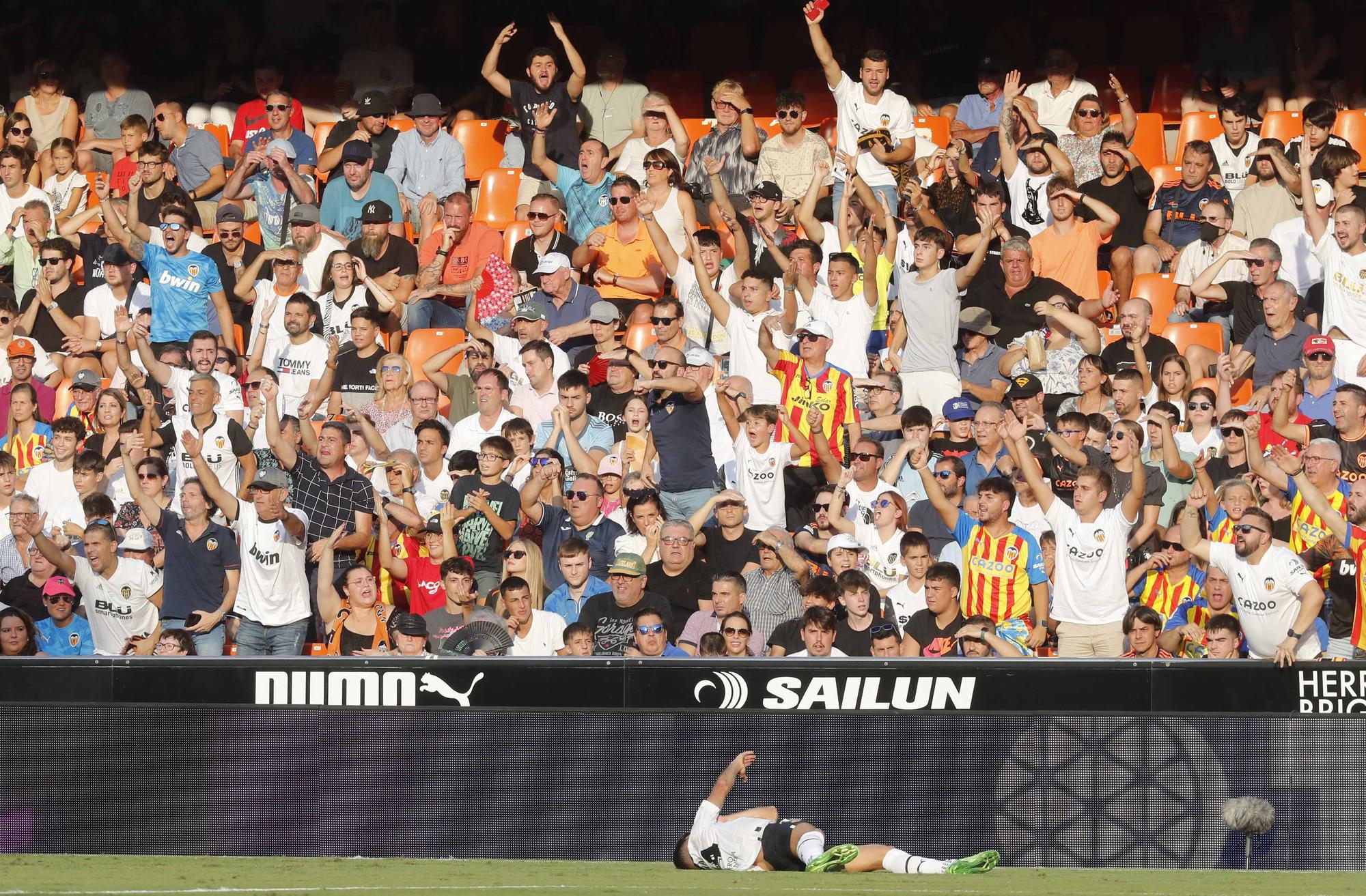 El Valencia - Celta en imágenes