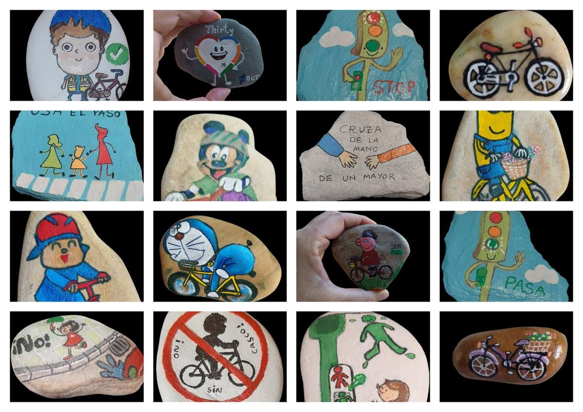 Piedras con premio por la Semana de la Movilidad.