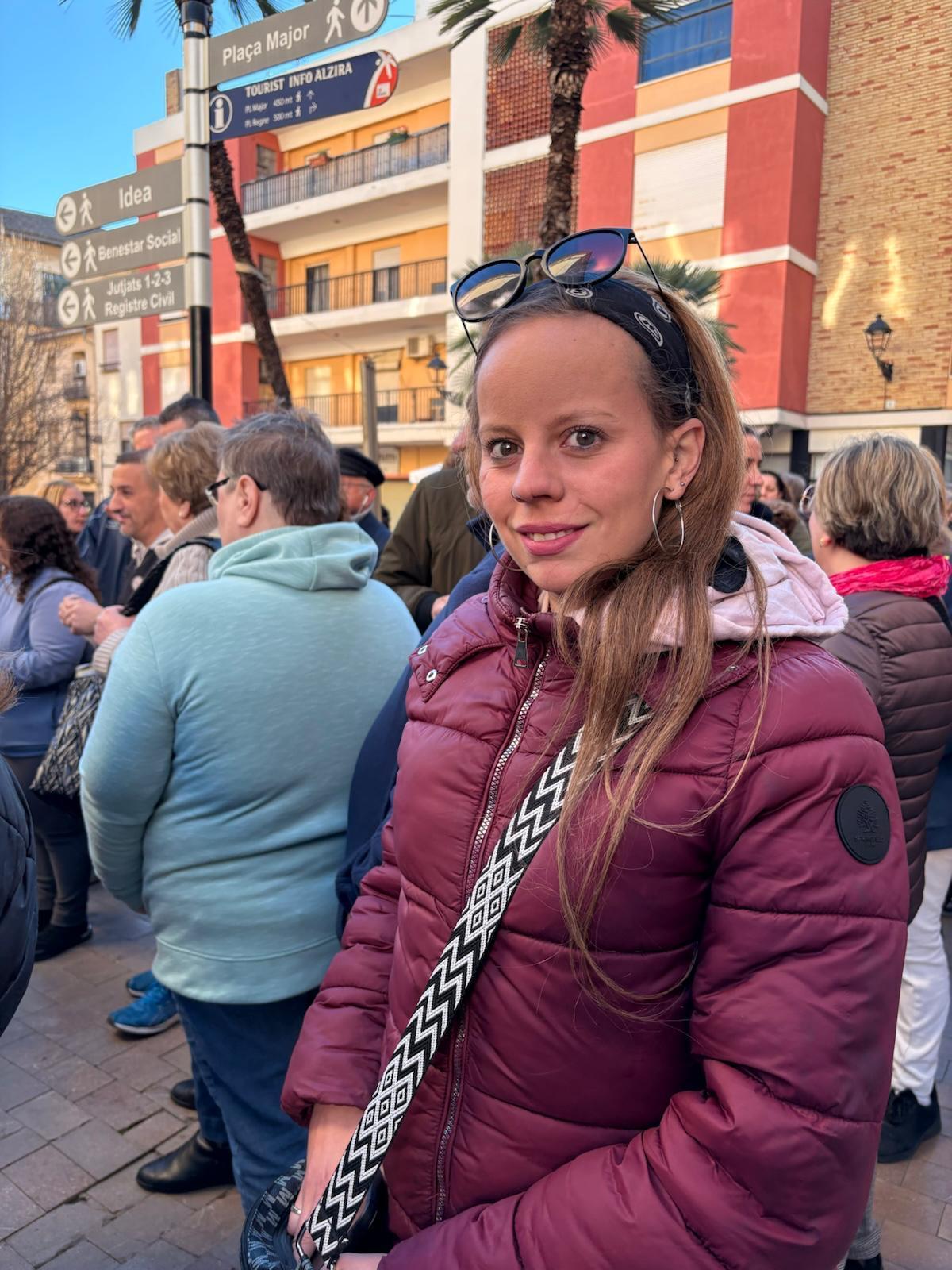 Tania Ramón confía en poder disfrutar del paso de la Santa Faz.