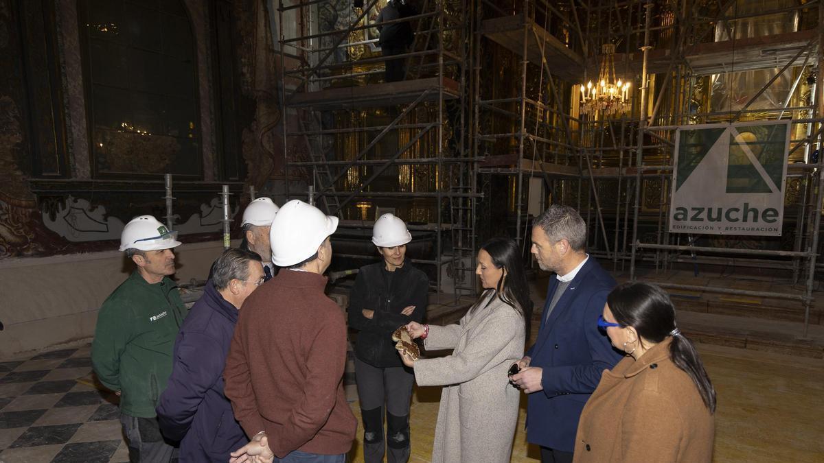 La consejera Carmen María Conesa y el alcalde de Caravaca, José Francisco Garcia, han visitado las obras