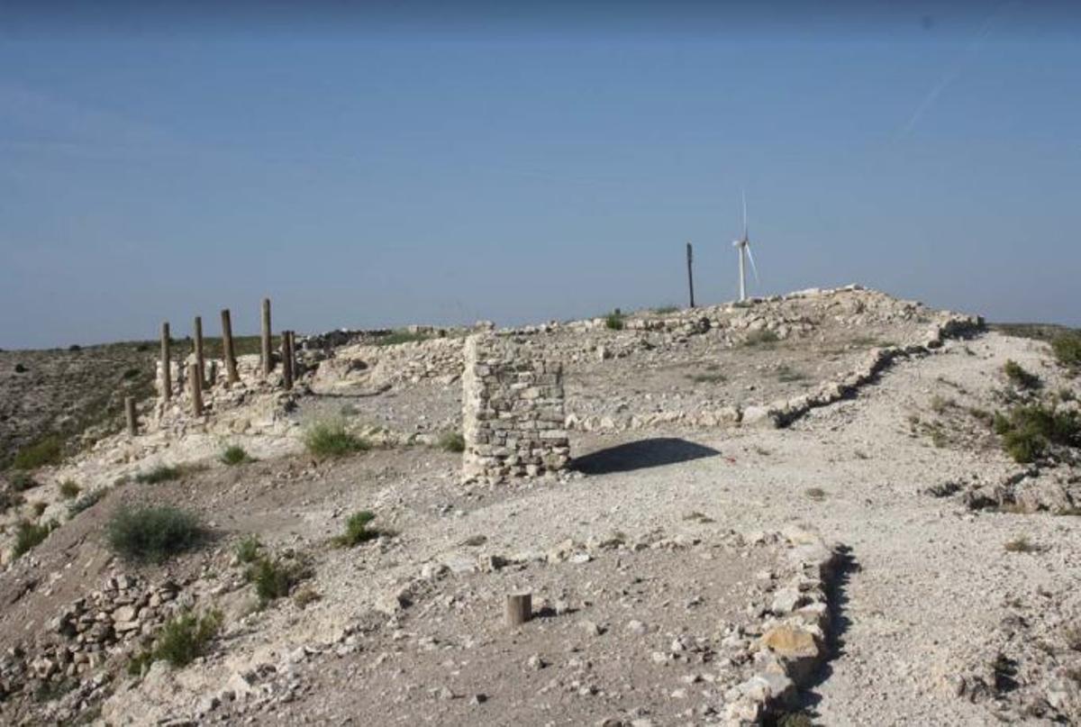 Yacimiento arqueológico de Los Collados, entre Botorrita y Jaulín.