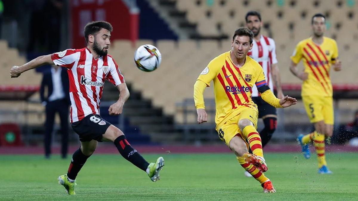 Leo Messi lideró el juego del Barça pese a la vigilancia férrea a la que fue sometido
