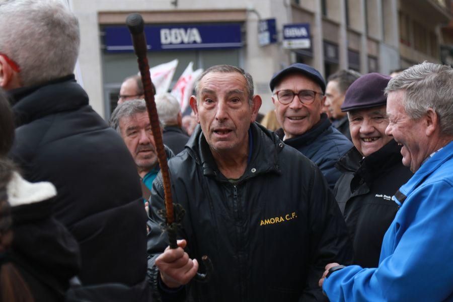 Manifestación por las pensiones en Zamora