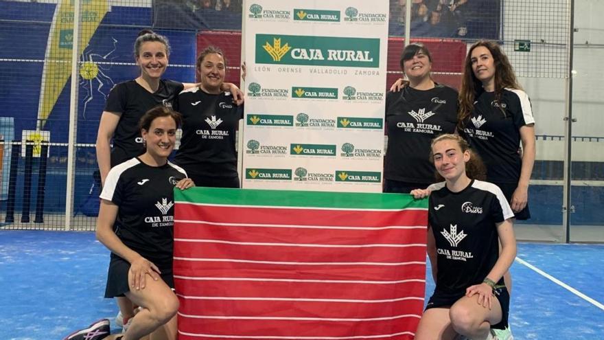 Equipo del Pádel Duero Caja Rural.
