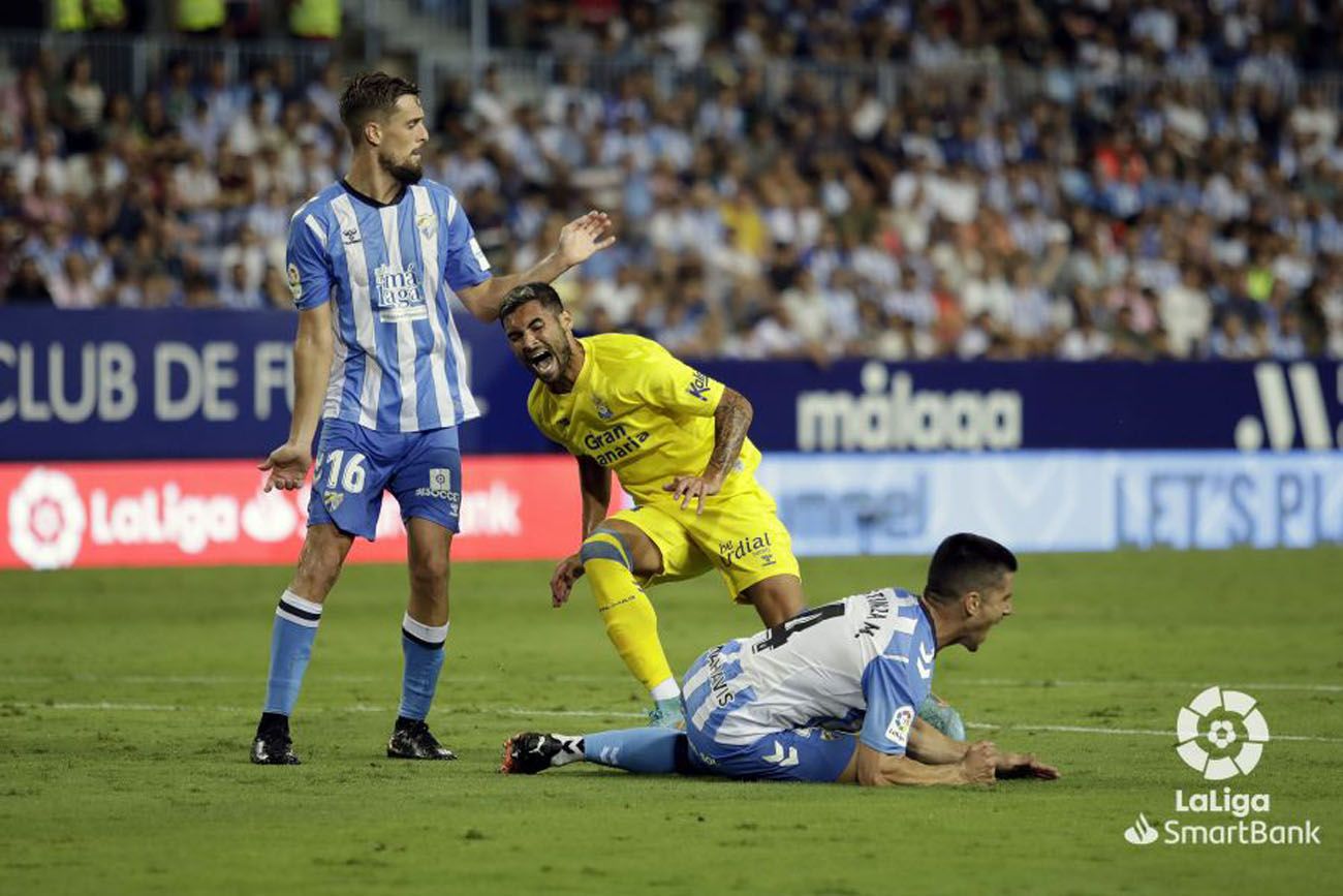 El Málaga CF - UD Las Palmas, en imágenes