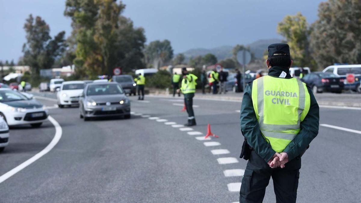 Control de tráfico por el cierre perimetral en la provincia de Córdoba.