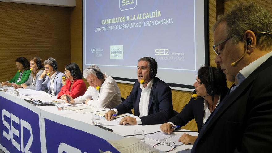 Debate de los candidatos a la Alcaldía de Las Palmas de Gran Canaria organizado por la Cadena Ser