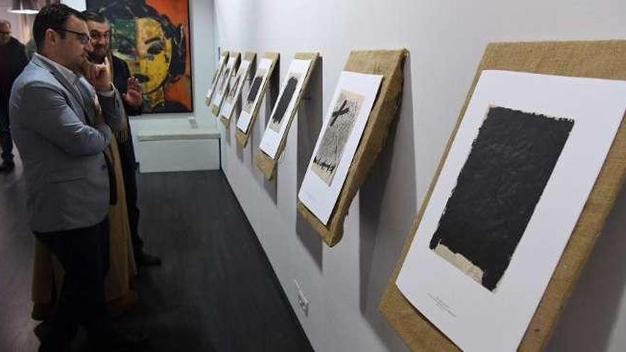 Atlántica expone solo hoy dibujos de la &#039;Sèrie negre&#039; de Àntoni Tàpies