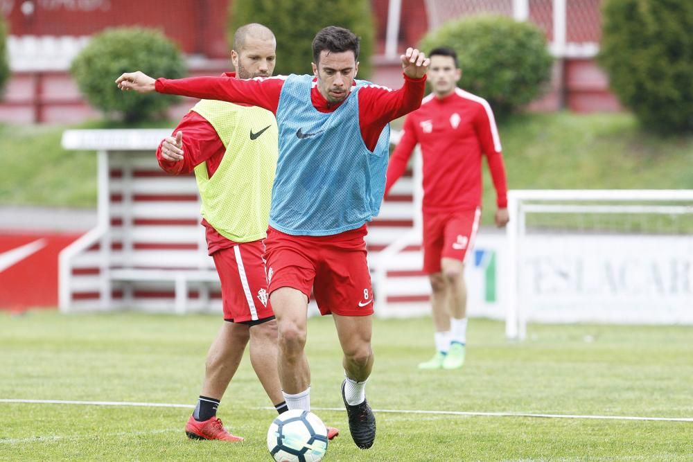 Entrenamiento del Sporting