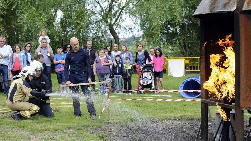 Jornada de puertas abiertas, en junio del año pasado, en el parque de Silleda. // Bernabé/Javier Lalín