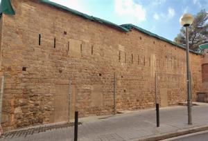 Finalitzen els treballs de consolidació i restauració del mur nord del Castell de Bellvís de l’Hospitalet