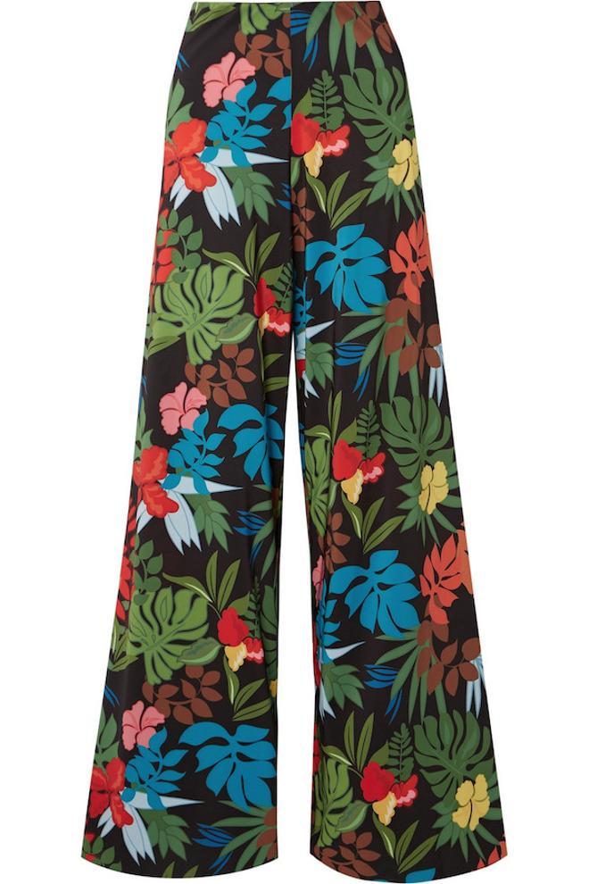 Pantalón palazzo estampado, de Alice+Olivia