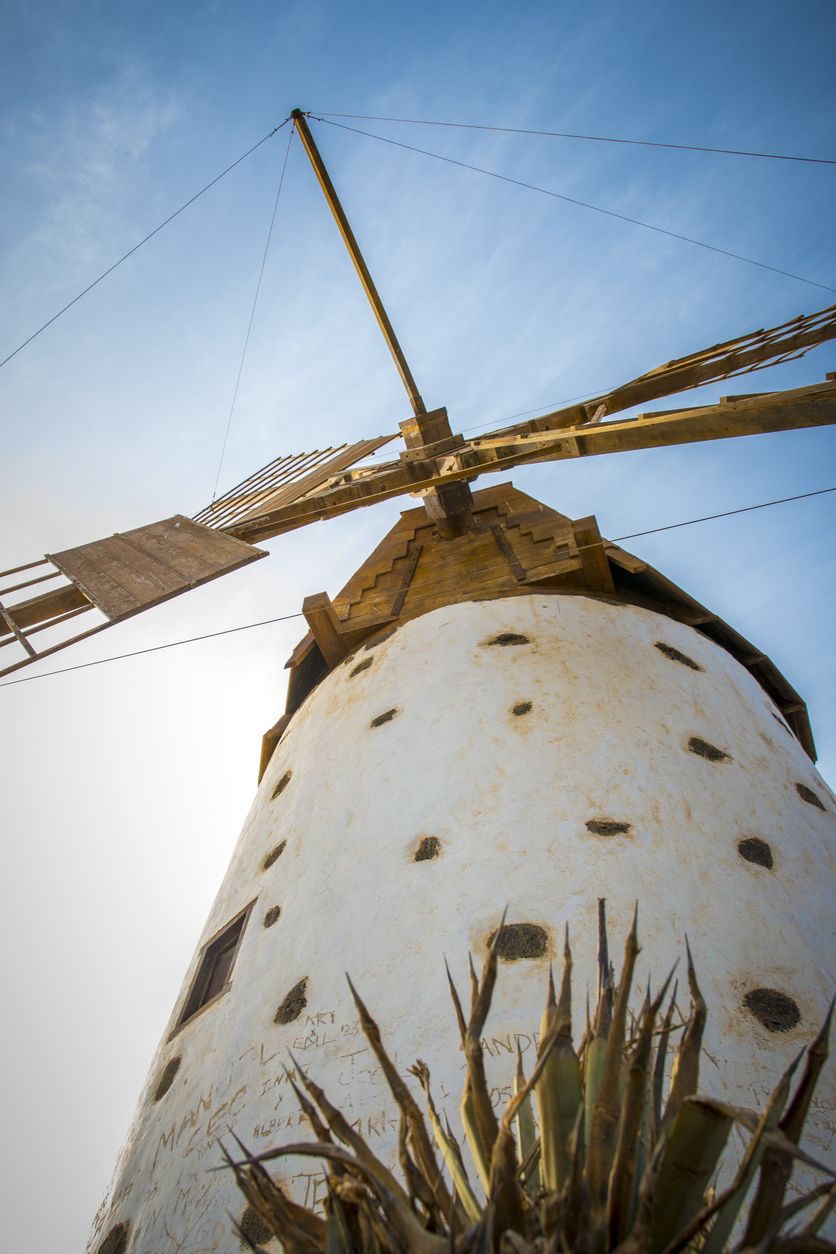 Molino de El Roque, en El Cotillo, Fuerteventura.