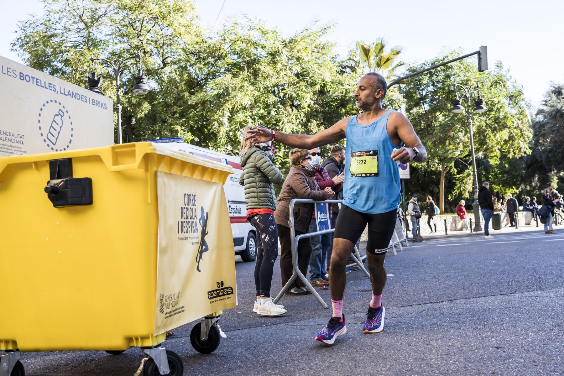 Maratón Valencia recicla junto a Ecoembes  más de 11 toneladas de residuos