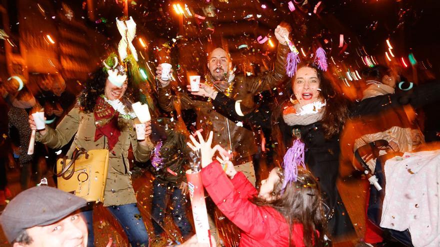 Un instante de la fiesta de Fin de Año de 2018 // FDV