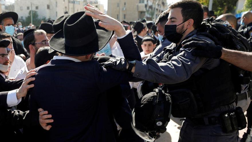 Enfrentamientos violentos entre la policía y los ultraortodoxos en Israel