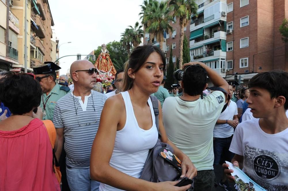 Romería de la Virgen de la Fuensanta: Paso por Flo