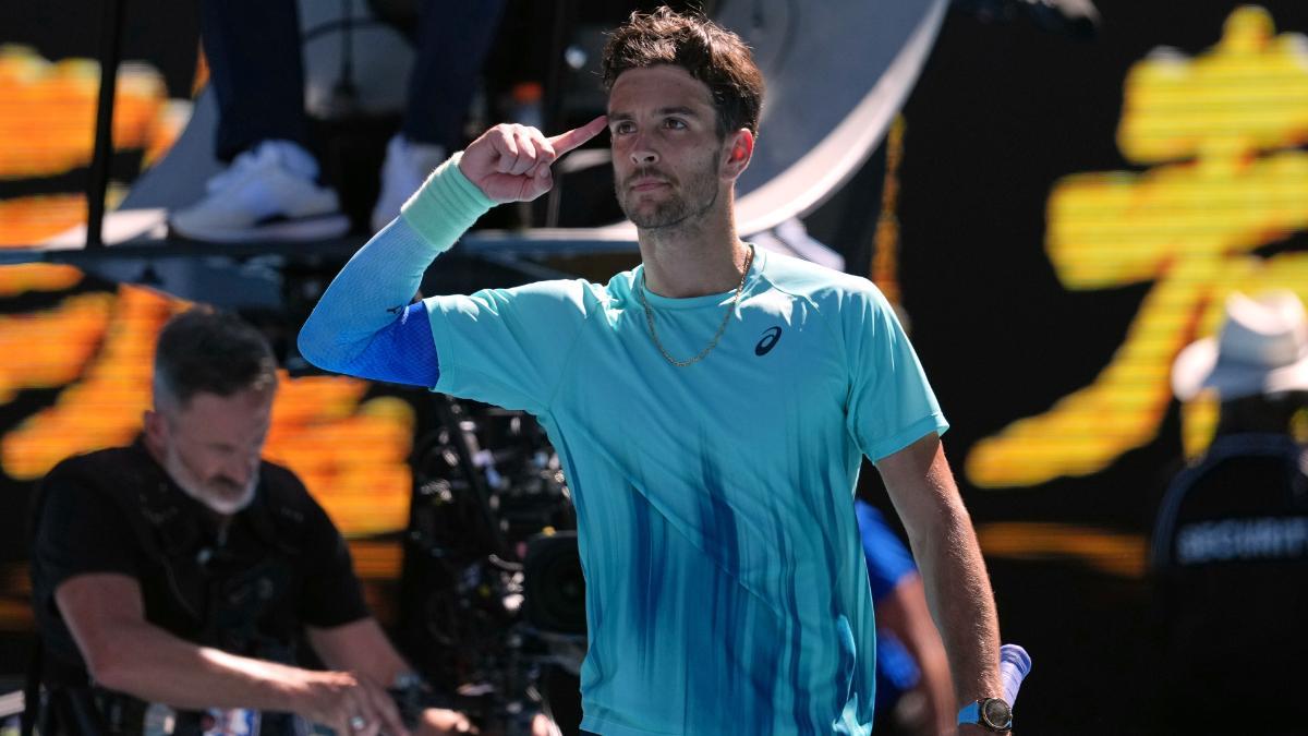 Musetti celebra ante Fritz