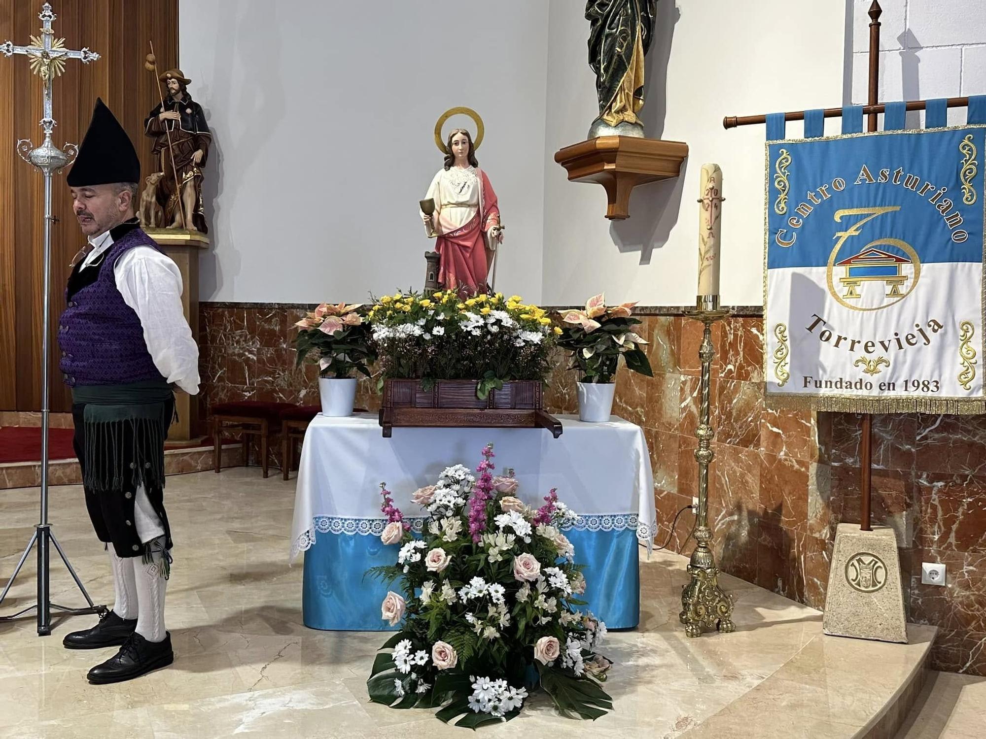 EN IMÁGENES: Así fue la fiesta de Santa Bárbara en el Centro Asturiano de Torrevieja