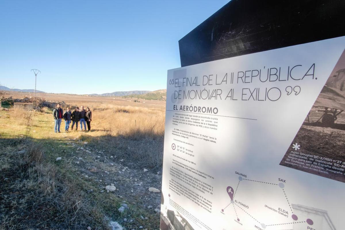 El Consell destina 100.000 euros a la rehabilitación del aeródromo y los refugios antiaéreos de Monóvar