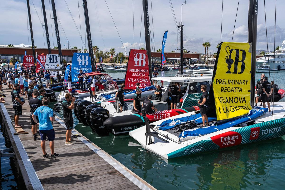 Vilanova celebra la primera regata preliminar de la Copa América