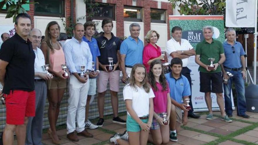 Vencedores del XIX Torneo de golf de LA NUEVA ESPAÑA.