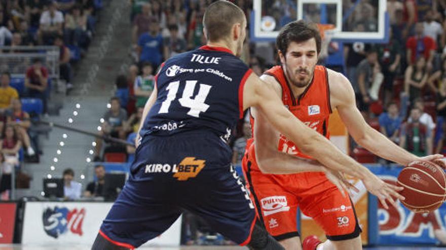 Kim Tillie y Guillem Vives, en las semifinales de la Liga Endesa