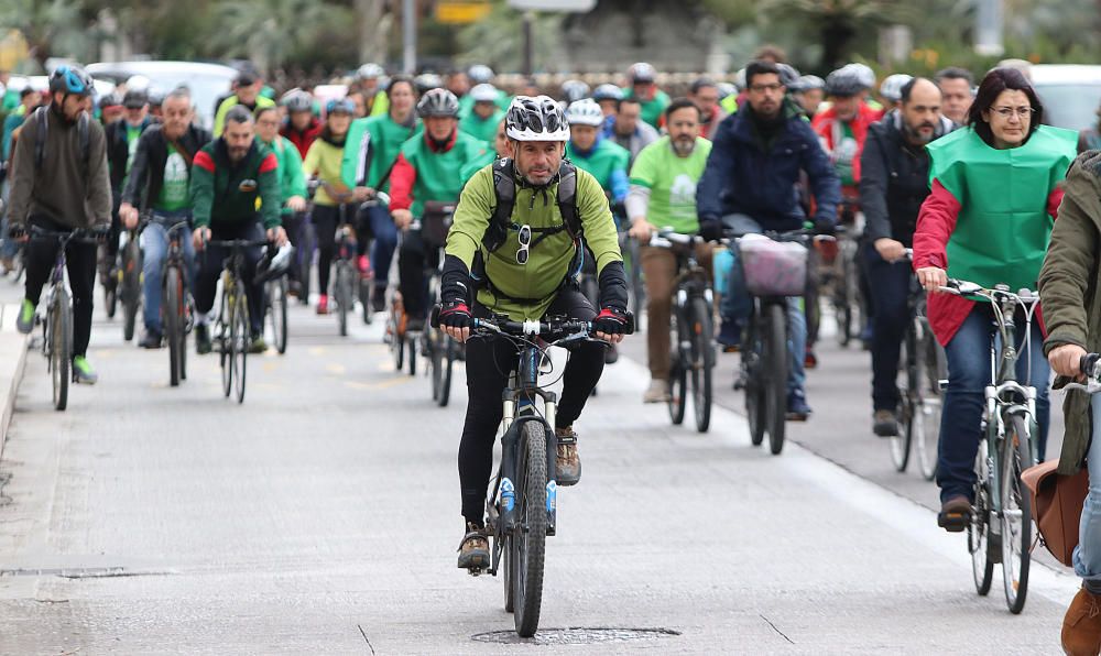 Marcha ciclista por un Bosque Urbano