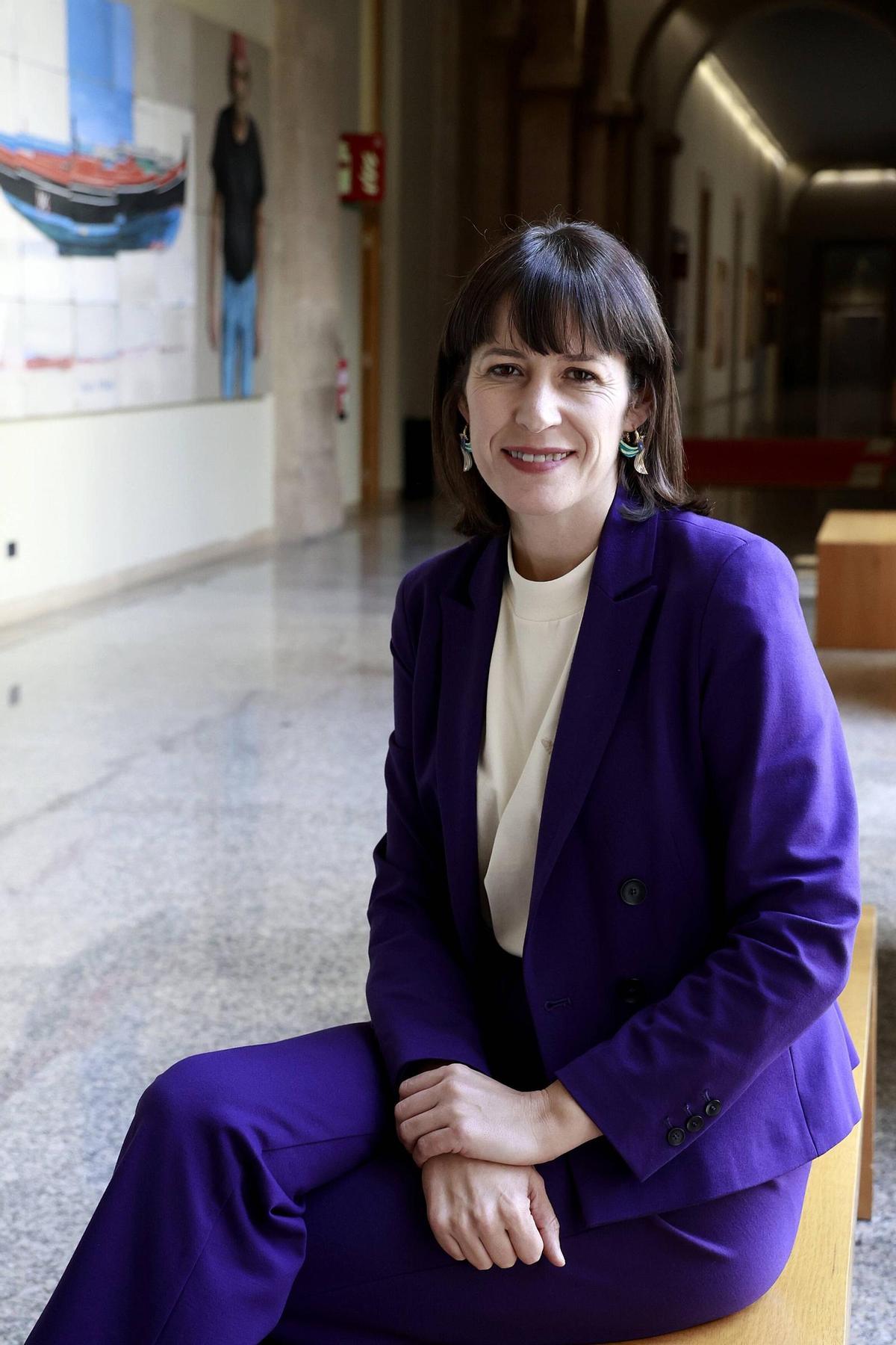 Pontón, nun corredor do Pazo do Hórreo.