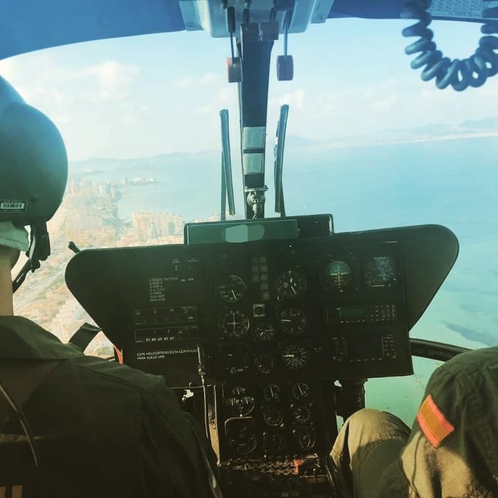 La Benemérita vigila el confinamiento por aire