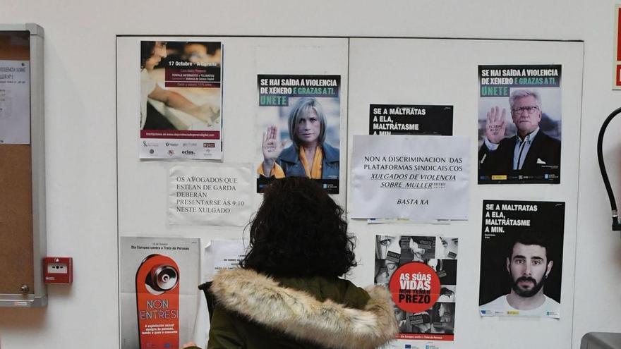 Dependencias del juzgado de violencia sobre la mujer en A Coruña. |   // CARLOS PARDELLAS