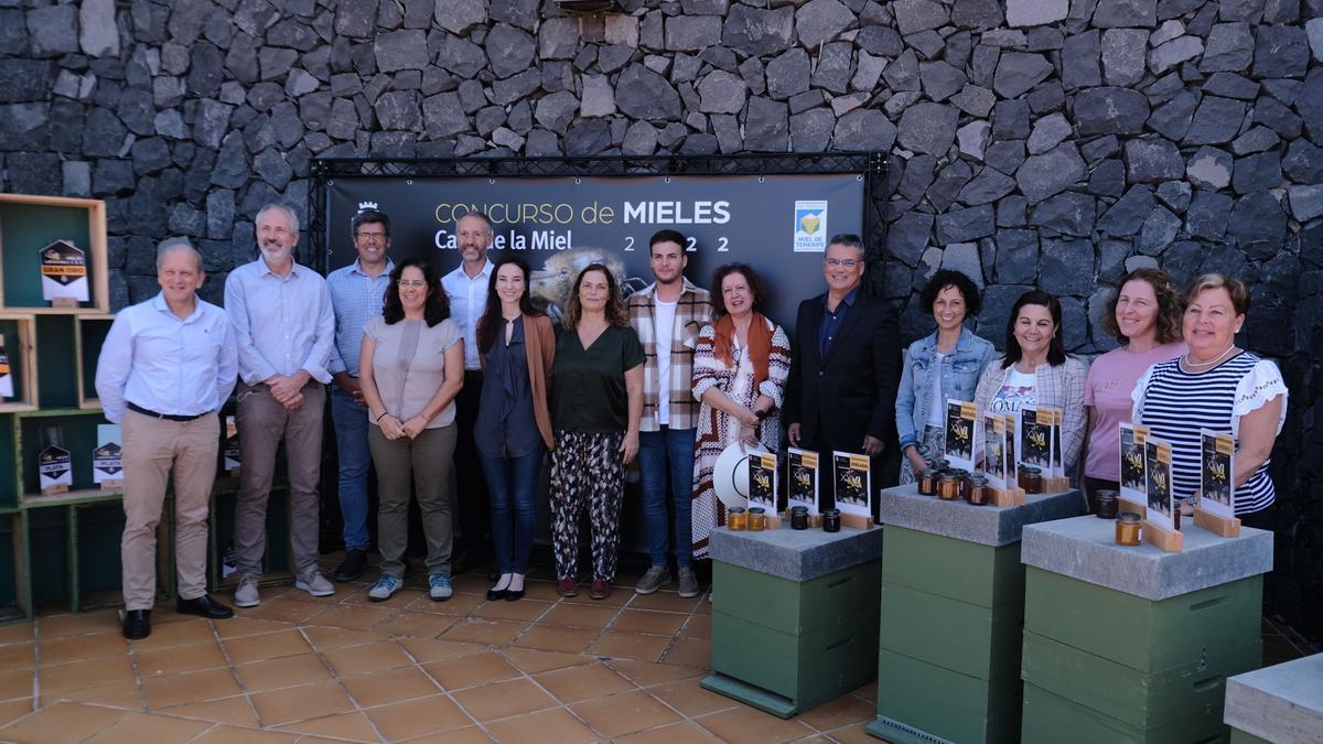 Ganadores del concurso de mieles convocado por el Cabildo de Tenerife