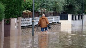 Inundaciones en la urbanitzación La Móra de Tarragona